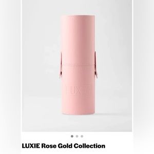 Luxie full-size rose gold collection, 12 piece brush set with rose gold cup BNIB